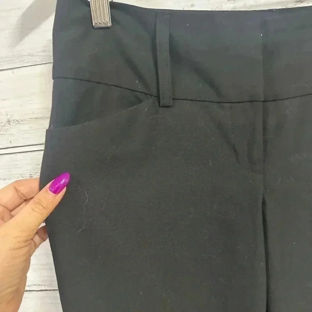 Express Editor Cropped Black Pants Size 2 - Picture 6 of 6